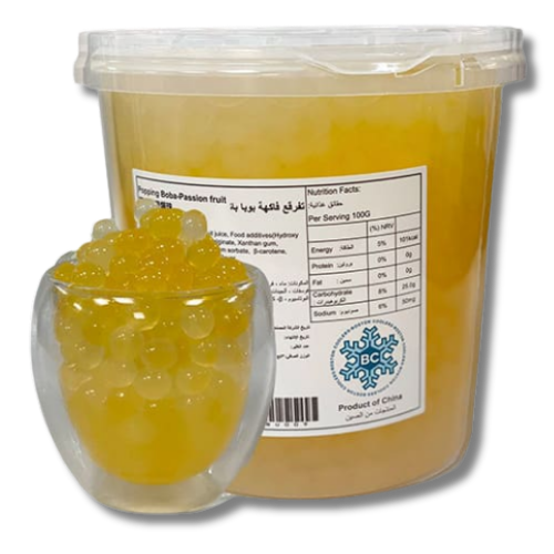 Passion Fruit Boba